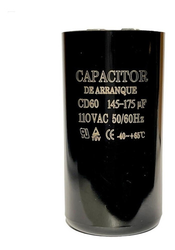 Capacitor Arranque De Motor 145-175uf Mfd Microfaradios 110v