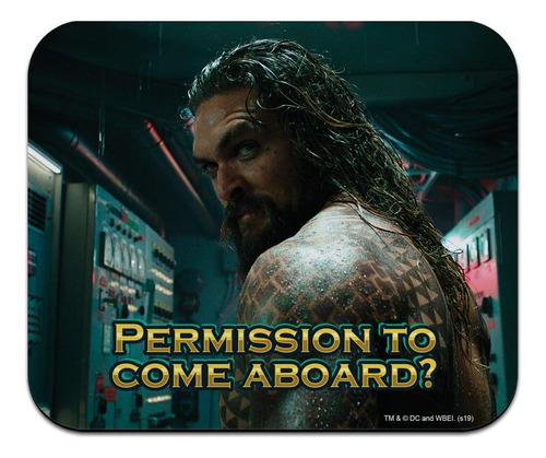 Aquaman Movie Permission To Come Bordo Alfombrilla Raton