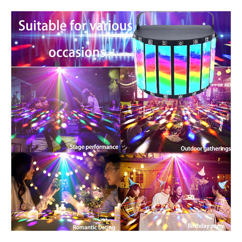 Barra De Luces De Discoteca Dma Stage Music Rgb Bluetooth Bo