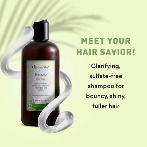 Shampoo Just Nutritivo Para Cabelos Oleosos | Controlar ResĂ