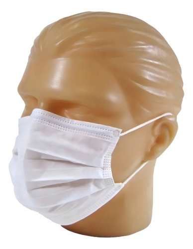 Mascarilla quirúrgica triple desechable con pinza nasal 50 unidades