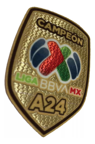Parche América Campeón Apertura 2024 A24 Tricampeón Liga Mx Amarillo Unitalla