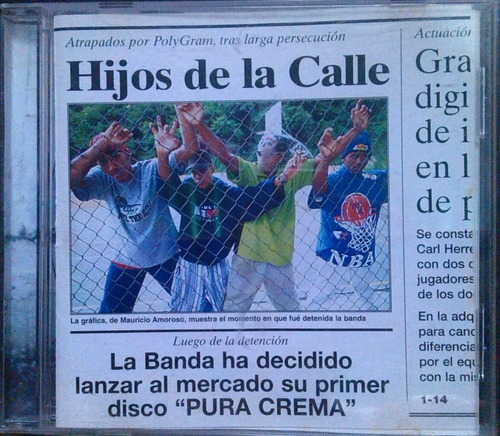 Cd Hijos De La Calle - Pura Crema - Original