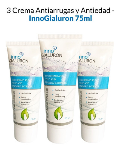 3 Crema Antiarrugas Y Antiedad - Inno Gialuron 75ml