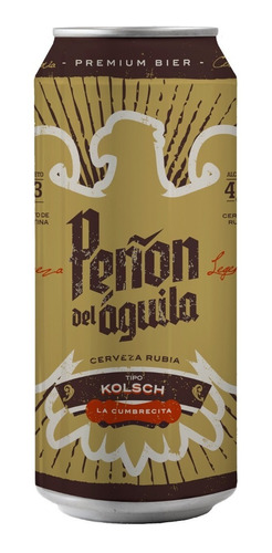Cerveza Peñón Del Águila Kolsch Lata  473ml.