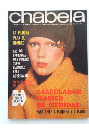 Revista Chabela Antigua Agostol 1972