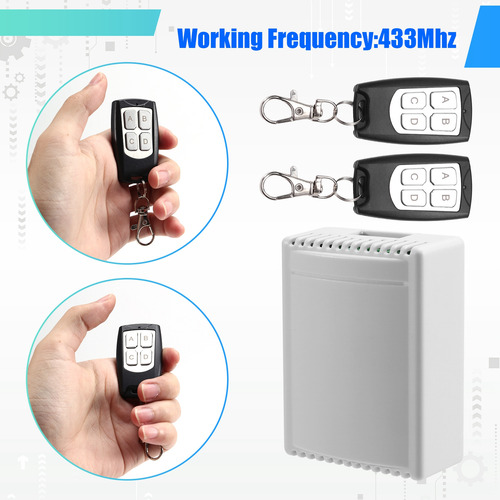 Control Remoto De Persiana Enrollable, 433 Mhz, Relé Remoto