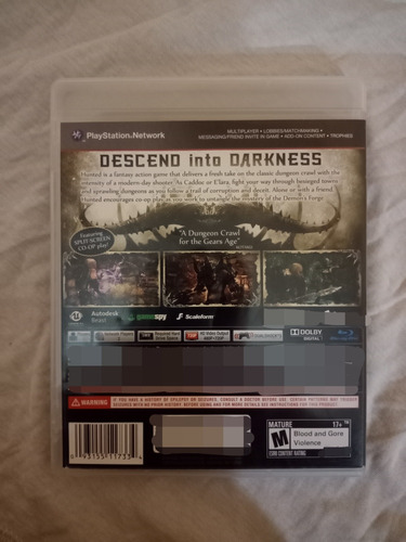 Hunted The Demons Forged Ps3 Impecable De Colección (Usado)