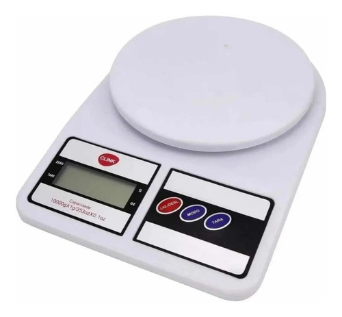 Balanza de cocina digital Clink Digital CK1253 Capacidad hasta 10kg Blanca