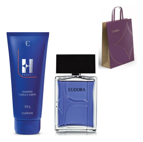 Kit Shampoo H Energy 200g+deo Colônia H Ready 100ml - Eudora