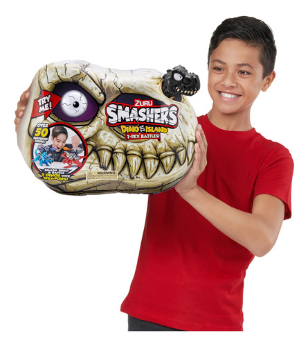 Smashers Dino Island T-rex Battles (versión Roja) De Zuru