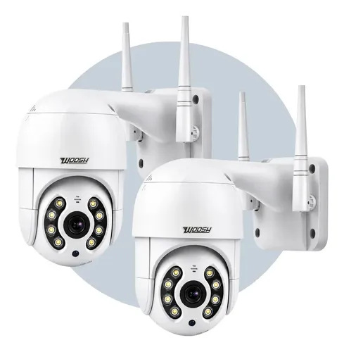 Kit 2 Câmeras Segurança Ip Interna Externa Wifi iCSee Infravermel...