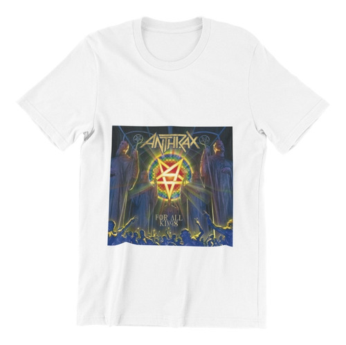 Polera Unisex Anthrax Heavy Metal Musica Estrella Estampado