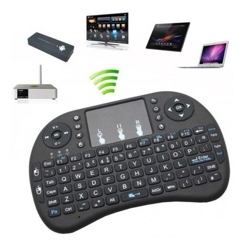 Mini Teclado Inalambrico Retroiluminado P/smart Y Tv Box  