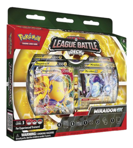 Pokémon Tcg Baraja Combate De Liga: Miraidon Ex (español)