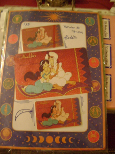 Tarjeta Telefonica Disney Aladino 1 Usada Serie F28 Gp1