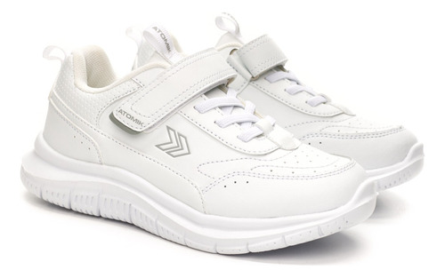 Zapatilla Colegial Deportiva Blanca Ohio Atomik