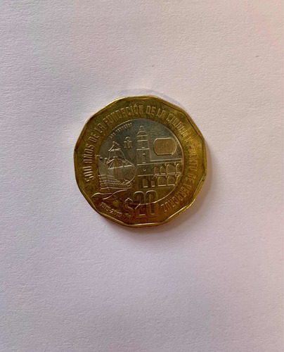 Moneda Conmemorativa 500 Años Del Puerto De Veracruz