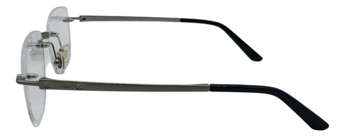Lente Cartier 3pzs Color Plata Con Negro Ct0512-c3 Plateado