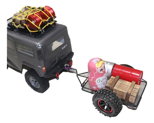 ... Coche De Remolque For 1:10 Hsp Axial Scx10 D90 Hpi Rc