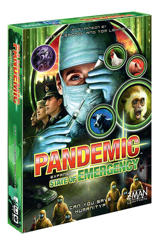 Juego De Mesa Pandemic State Of Emergency (no Necesariament.