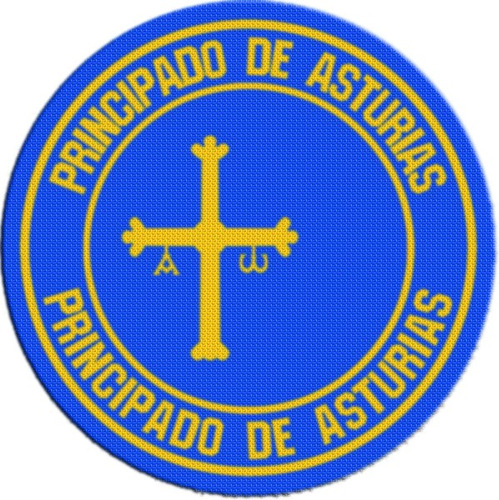 Parche Escudo Circular España Principado De Asturias