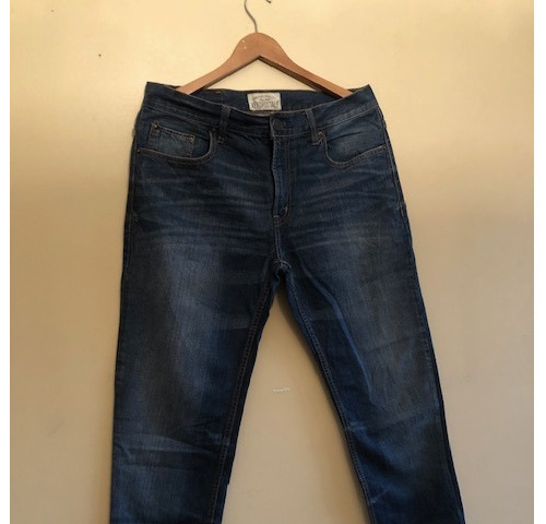 Jean Azul Gastado Talle 32/34