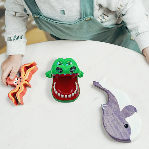 Nn Juego De Juguetes De Dientes De Cocodrilo Juegos
