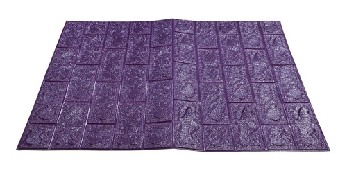 Revestimiento Adhesivo Para Pared 70 X 77 Violeta