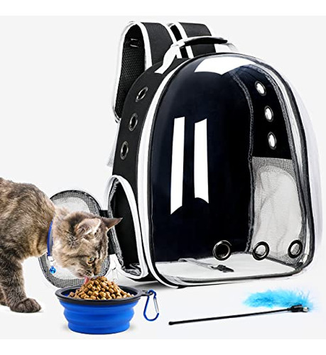 Atrás Pet Cat Backpack Bubble Tra Backyardpet_031123530001ve