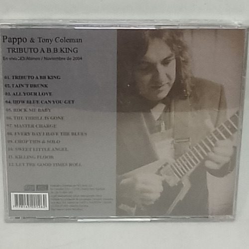 - Tributo A B.b King - Cd Versión Estándar 2025 En Acrílico Producido Por Rgs