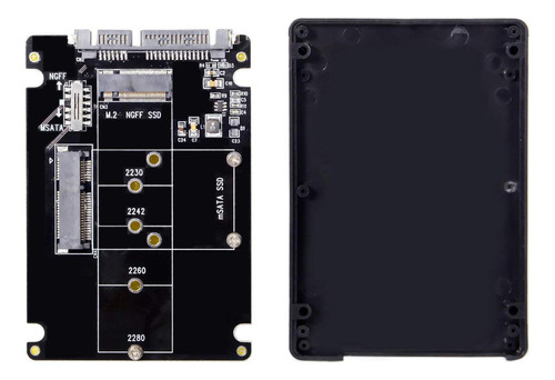 Cablecc Combo M.2 Ngff B-key Y Msata Ssd A Sata 3.0 Adaptad.