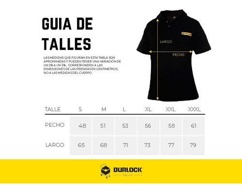 Chomba Durlock Oficial® - Negra Bordada