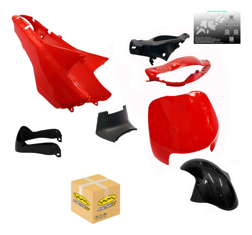 Kit Plasticos Carenado Motomel Tunning + Calcos De Regalo!