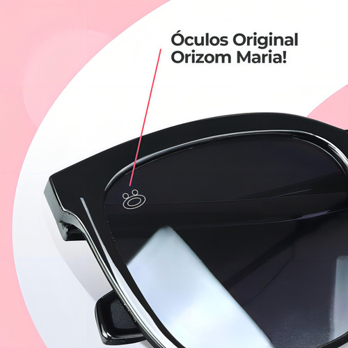 Óculos Sol Feminino Maria Quadrado Premium + Case G3