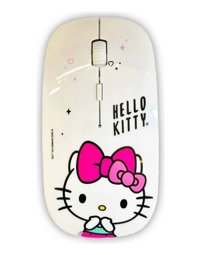 Mouse Inalámbrico Modelo Hello Kitty Mini Delgado Nuevo 