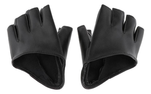 Guantes Sin Dedos Para Conducir Pole Dance Show Negro