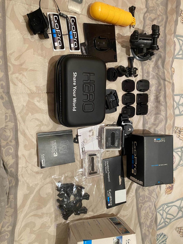 Imagen 4 de 4 de Cámara Gopro Hero 3 Con Accesorios