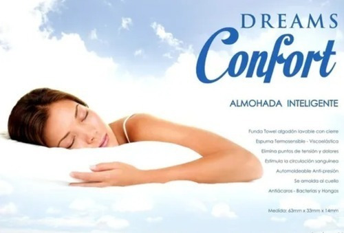 Imagen 4 de 7 de Almohada Inteligente Con Memoria Vicoelastica La Más Barata