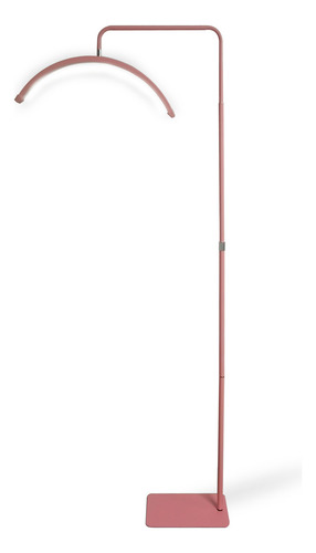 Luminária Arco Meia Lua 180 Cm Com Suporte E Controle Remoto Cor Da Cúpula Rosa Cor Da Estrutura Rosa