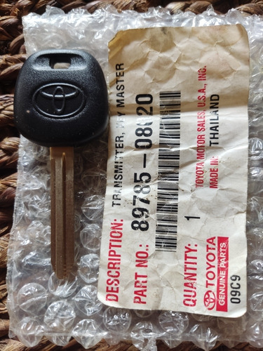 Llave Original Toyota Corolla Tundra Tacoma 89785-08020