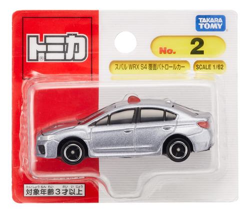 Tomica No. 2 subaru Wrx S4 undercover Patrol  luk Kh.