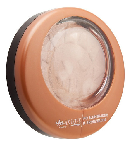 Polvo iluminador y bronceador medio Max Love 02