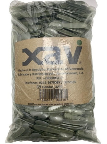 Imagen 1 de 2 de 1000 Cucharilla Cuchara Shot Plastica 3388 Xaviplas
