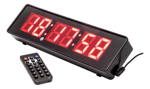 Cronometro Relógio Led Digital Parede Mesa C/ Controle