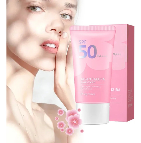 Crema De Protección Solar Facial Sakura Spf 50+