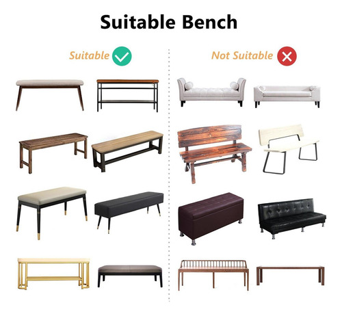 Taburete Rectangular Cubre Fundas Elásticas Para Sillas