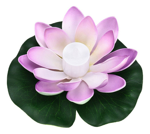 Velas Flotantes Led Tealight Flor De Loto Luces De Piscina