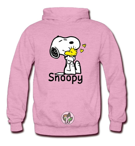 Poleron Con Capucha, Dibujos Animados, Snoopy, Clasico, Charlie Brown, Tallas Xxxl / Natural King