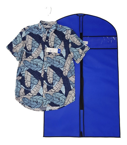 Set Kit-25pz Porta-traje+25pz Porta-zapato Personalizado Azul
